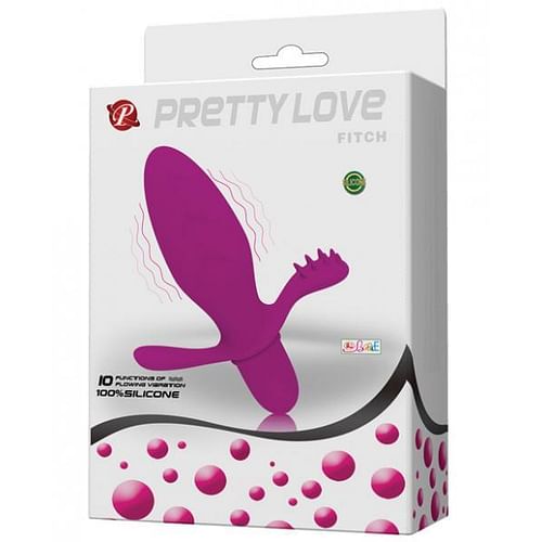 Pretty Love Fitch Anal Vibrator Fuchsia - Image 2