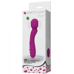 Pretty Love Paul USB Rechargeable Wand Fuchsia