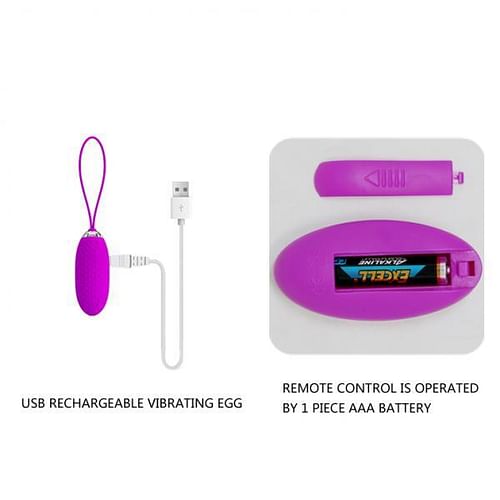 Pretty Love Joanna Purple Bullet Vibrator - Image 3