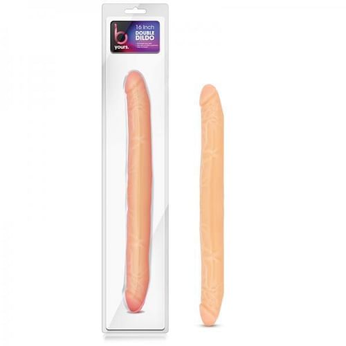 B Yours 16 inches Double Dildo Beige - Image 2