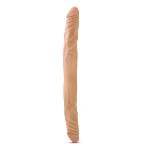 B Yours 14 inches Double Dildo Latin Tan - Image 2