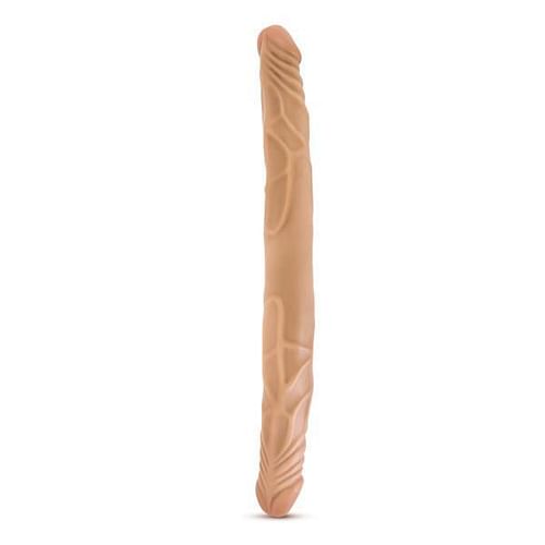 B Yours 14 inches Double Dildo Latin Tan - Image 3