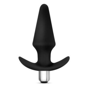 Luxe Discover Vibrating Butt Plug Black