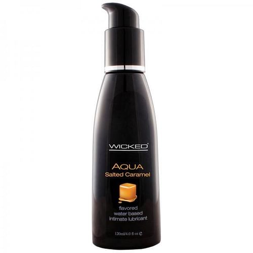 Wicked Aqua Salted Caramel Lube 4oz - Image 2