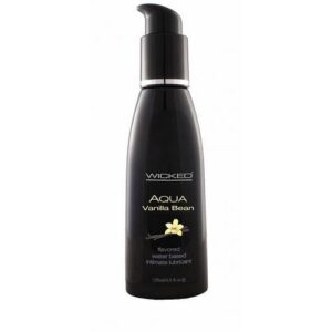 Wicked Aqua Vanilla Bean Lube 4oz