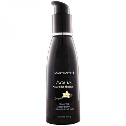 Wicked Aqua Vanilla Bean Lube 4oz - Image 2