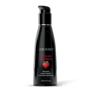 Wicked Aqua Lubricant Strawberry 4 fluid ounces
