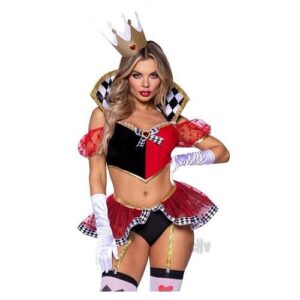 Wicked Wonderland Queen 3pc Sm Blk/red