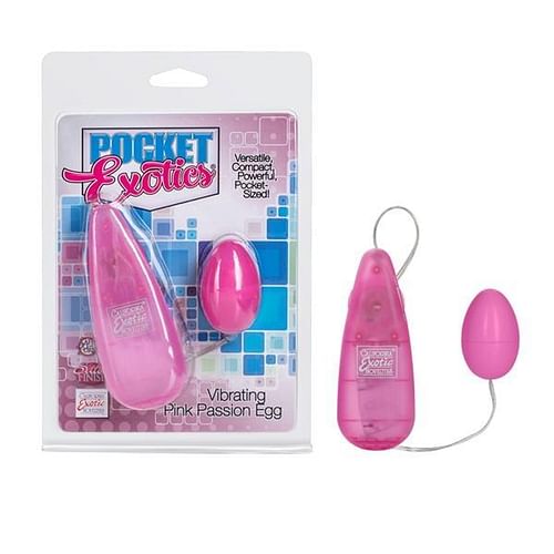 Pocket Exotics Pink Passion Egg Vibrator - Image 2