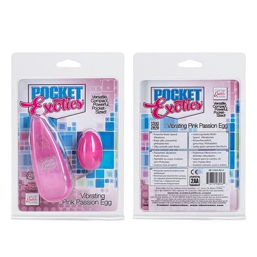 Pocket Exotics Pink Passion Egg Vibrator - Image 3