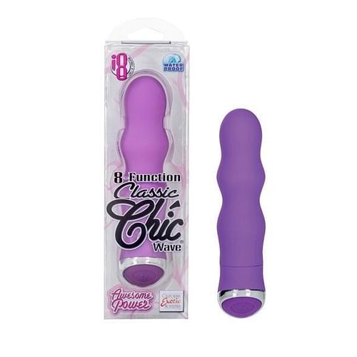 Classic Chic Wave 8 Function Purple Vibrator - Image 2