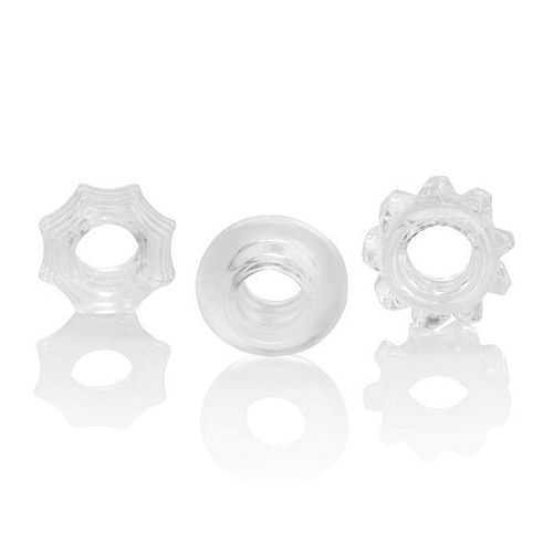 Reversible Ring Set Clear Pack Of 3 - Image 3