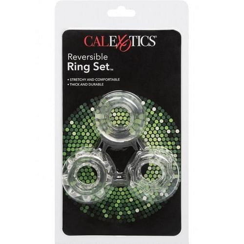 Reversible Ring Set Clear Pack Of 3 - Image 4