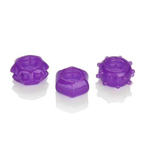 Reversible Ring Set Purple Pack Of 3 - Image 3