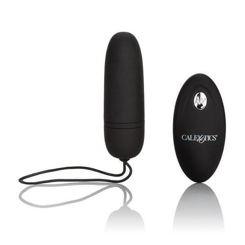 Silicone Remote Control Bullet Vibrator Black - Image 2