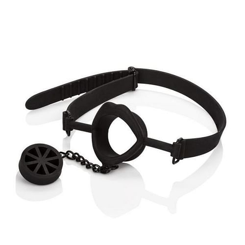 Scandal Silicone Stopper Gag Black - Image 3