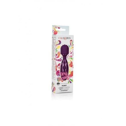 Tiny Teasers Nubby Purple Wand Massager - Image 4