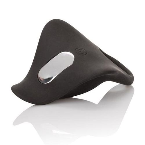 Silicone Rechargeable Remote Pleasurizer Ring Black - Image 2