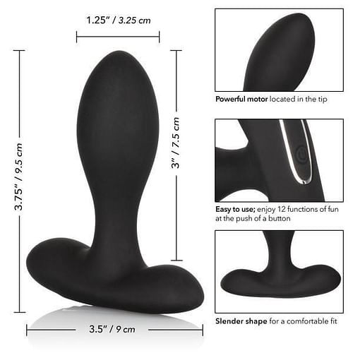 Eclipse Slender Probe Black Anal Plug - Image 4