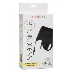 Boundless Thong Garter 2xl/3xl Black