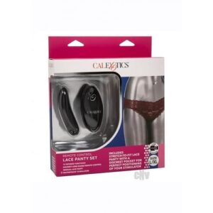 Remote Control Lace Panty Set L/xl Red