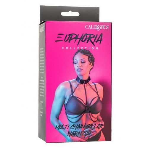 Euphoria Coll Multi Chain Collar Harness