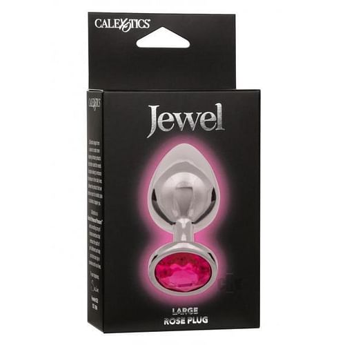 Jewel Large Rose Plug Pink