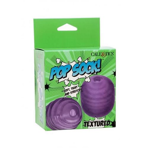 Pop Sock Textered Stroker Purple