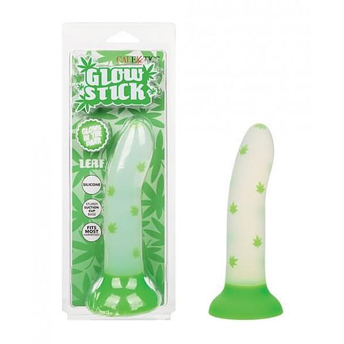 Glow Stick Leaf Dildo Green - Image 2