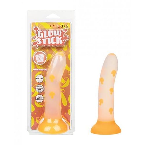 Glow Stick Mushroom Dildo Orange - Image 2