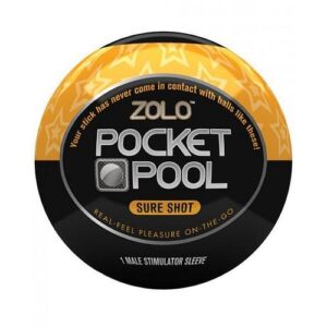 Zolo Pocket Pool Sure Shot Orange Sleeve