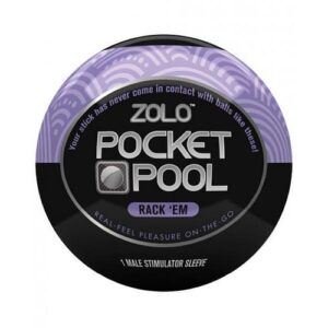 Zolo Pocket Pool Rack Em Purple Sleeve