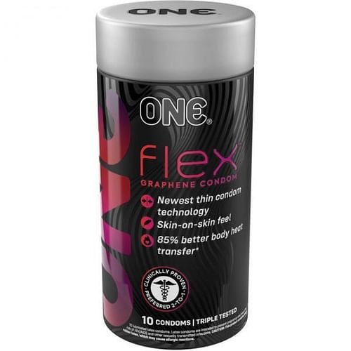 One Flex Graphene Condom - Pack Of 10 - Image 2