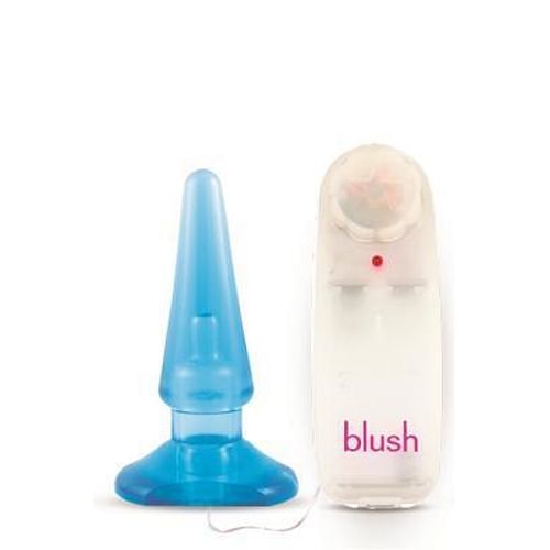 Basic Anal Pleaser Blue Vibrating Plug