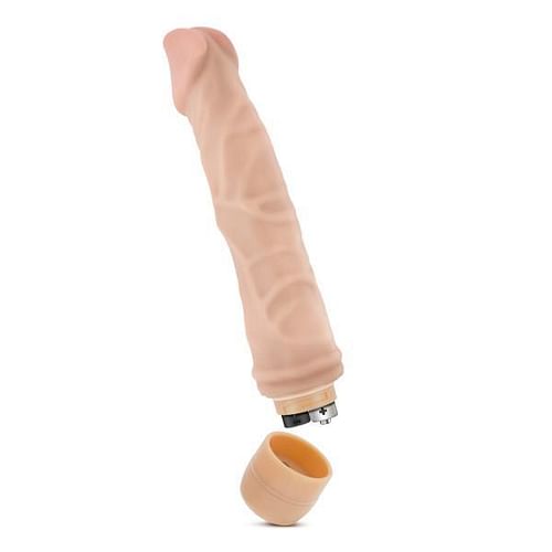 Cock Vibe #6 Vibrating 9 inches Dong Beige - Image 5