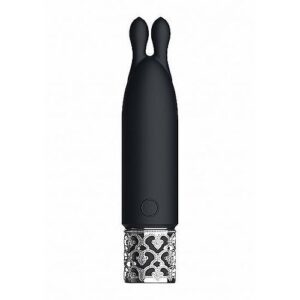 Royal Gems Twinkle Silicone Bullet Rechargeable Black