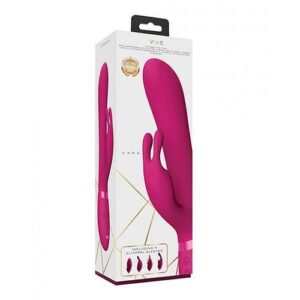 Shots Vive Chou G-spot Rabbit W/interchangeable Clitoral Attachments - Pink