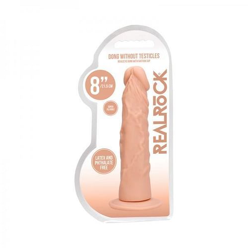 Realrock 8in Dong Flesh W/o Testicles - Image 2