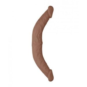 Shots Realrock 14" Double Dong - Tan