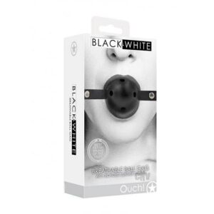 Ouch Breathable Ball Gag Black