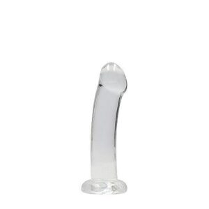 Realrock Non Realistic Dildo W Suction Cup 6.7in Transparent