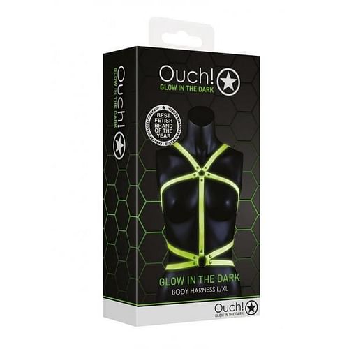 Ouch Body Harness Gitd L/xl