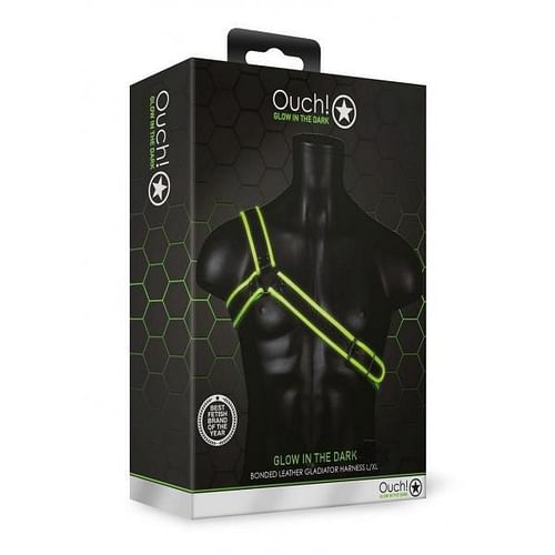 Ouch Gladiator Harness L/xl Gitd