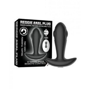 Reggie Tapping Anal Plug - Black