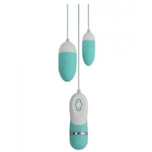 Gigaluv Dual Vibra Bullets 10 Functions Tiffany Blue
