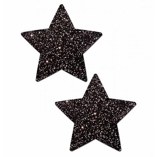 Pastease Sparkle Black Stars