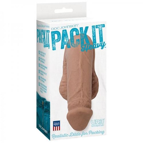Pack It Heavy Realistic Dildo For Packing Brown - Image 2