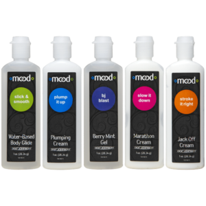 Mood Lube Pleasure For Him 5 Pack 1oz Bottles