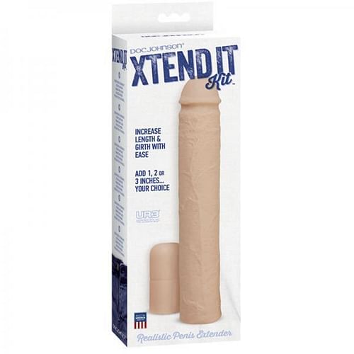 Xtend It Kit Realistic Penis Extender Beige - Image 2