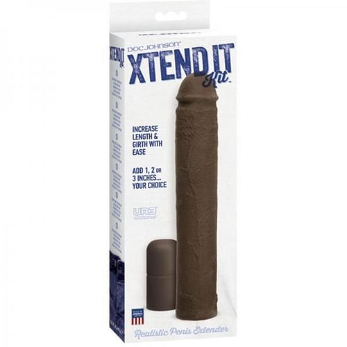 Xtend It Kit Realistic Penis Extender Brown - Image 2